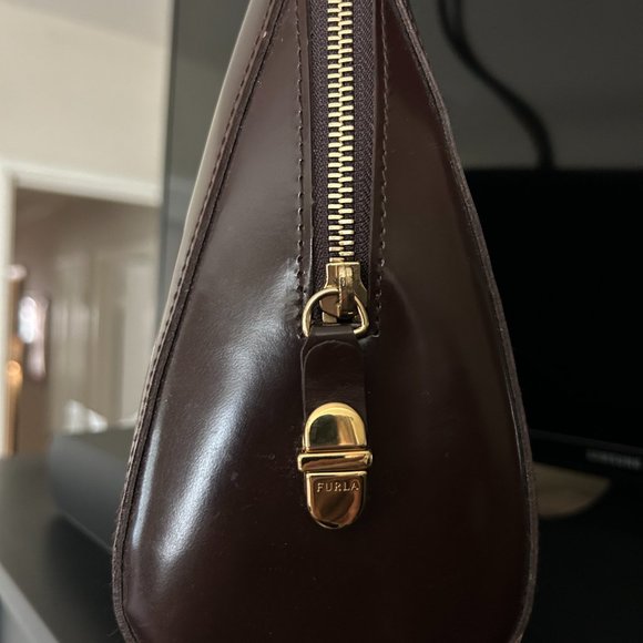 Patent Leather Furla Shoulder Bag - Picture 5 of 7